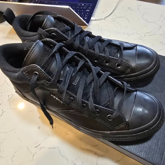 Converse CTAS Malden Street Boot Mid Triple Black Mens Athletic Sneaker size 10 - Picture 10 of 15